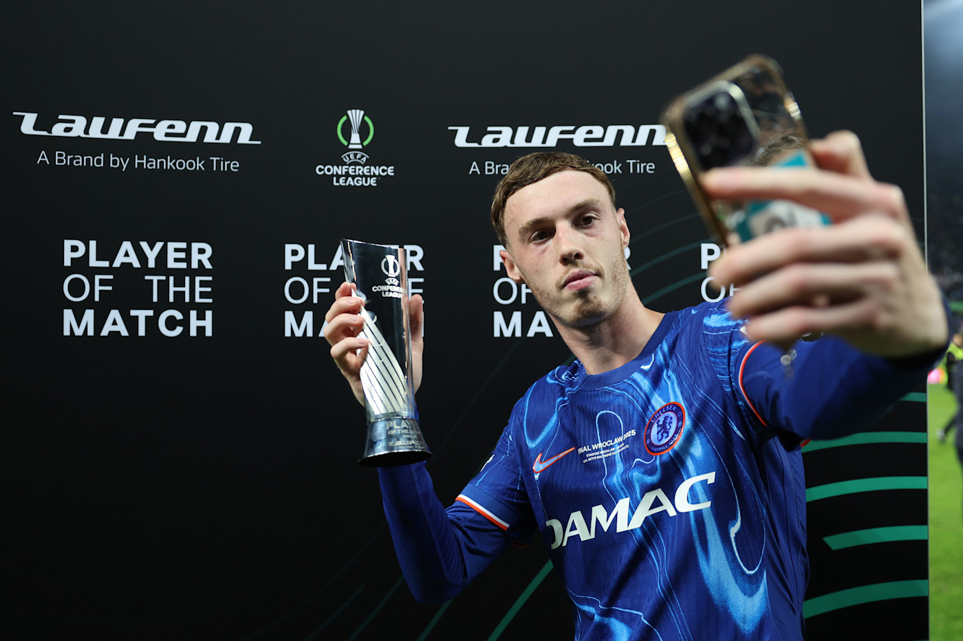 Cole Palmer's Man of the match award 