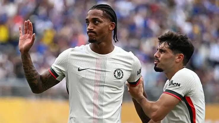 Joao Pedro celebrating against his former club 
