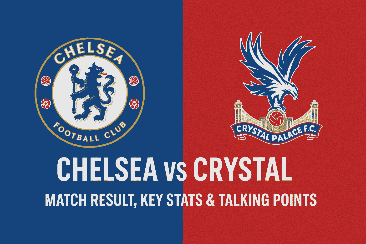 Chelsea vs Crystal Palace — Match Result, Key Stats & Talking Points