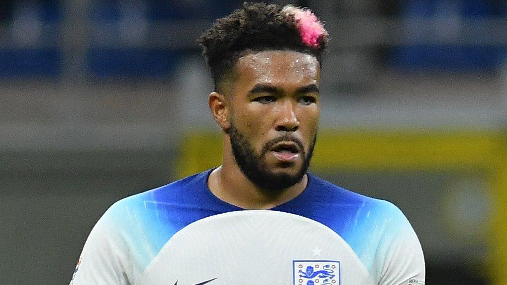 Chelsea Captain Reece James on England duty