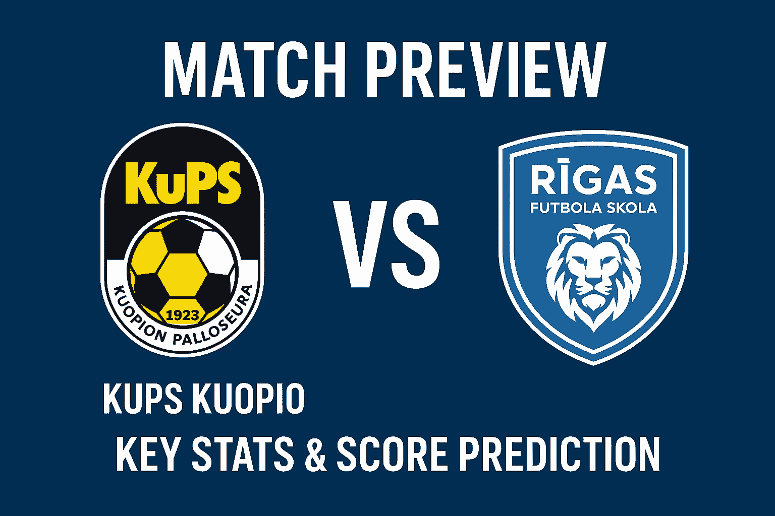 KuPS vs. Rigas Futbola Skola