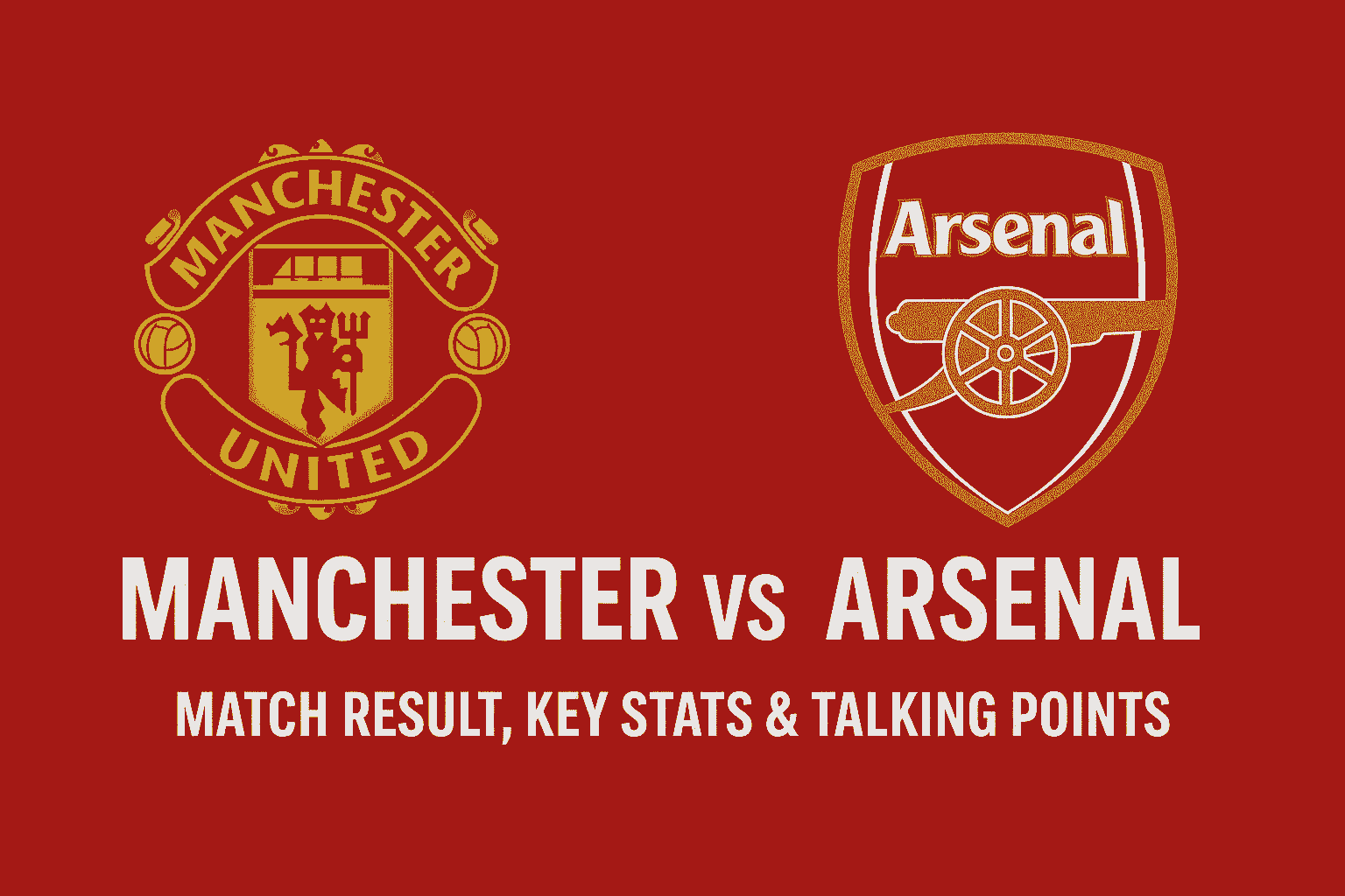 Manchester United vs Arsenal — Match Result, Key Stats & Talking Points