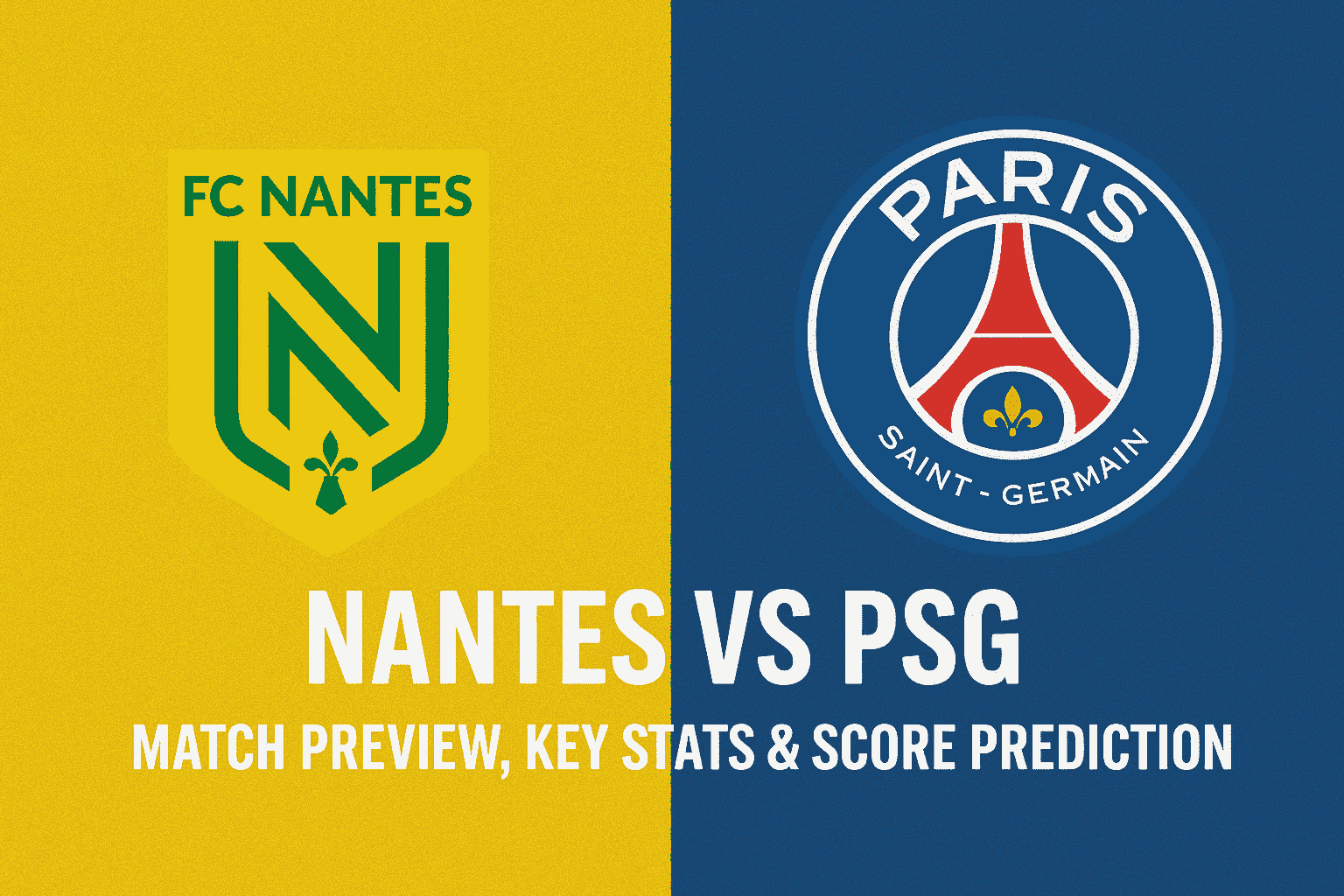 Nantes vs PSG -- Match Preview, Key Stats & Score Prediction